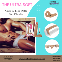 ANILLO DE PENE DOBLE CON VIBRADOR 